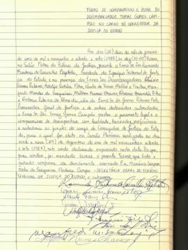 Termo de compromisso e posse do Desembargador Tomaz Gomes Campelo no cargo de Corregedor da Justi...